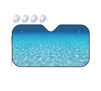 Tranquil Underwater Scenery Printing Upgrade Car Windshield Sun Shade Protect Car From Sun Rays Heat Damage,Vehicle Accessories