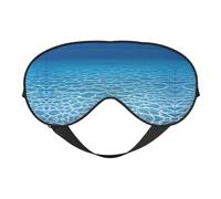 Tranquil Underwater Scenery Soft Eye Mask Comfortable Sleep Mask with Adjustable Strap Breathable Fabric for Home Travel Camping & More