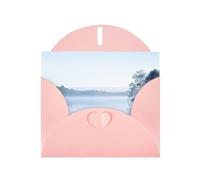Tranquil water Print Blank Cards and Envelopes 5" x 6" for Wedding Birthday Invitations and All Occasions