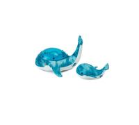 Tranquil Whale Family Blue night light plush toy - CLOUD B - For Baby - Wave projection - Marine melody