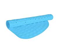 TranquilBeauty Curved Blue Shower Mat 53x53cm/21x21in |Non-slip Machine-Washable Quadrant Bath Mat For Walk In Shower Tray | Shower Mats Non-Slip Suction Cups For Kids & Elderly