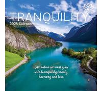 Tranquility 16-Month Square Wall Calendar 2026, Scenic Photography, Inspirational, Calming Landscapes