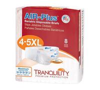 Tranquility air plus breathable briefs, 3xl bariatric, pack/8