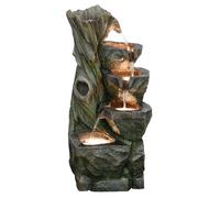 Tranquillity Water Features Cedar Rock 4 Fall Water Feature - Mains