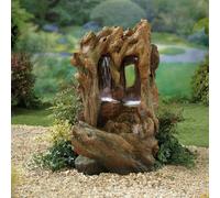 Tranquillity Water Features Colorado Falls with Lights Wood Effect Water Feature - Mains