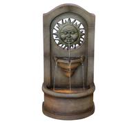 Tranquillity Water Features Edgemere Sun Face Water Feature - Mains