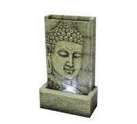 Tranquillity Water Features Light Grey Buddha Wall Water Feature - Mains