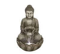 Tranquillity Water Features Medium Grey Buddha Water Feature - Mains