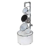 Tranquillity Water Features Metal Stacked Buckets Water Feature - Mains