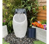 Tranquillity Water Features Pouring Vase Contemporary Solar Water Feature - Solar Kit - No - No Care Kit