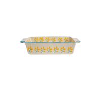 Tranquillo Floral Blue Stoneware Cake Mould Ceramic 21 x 10.5 x 4.5 cm