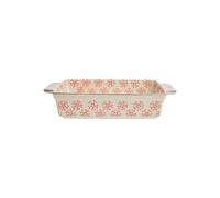 Tranquillo Retro Red Stoneware Cake Tin Ceramic 21 x 10.5 x 4.5 cm