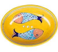 Tranquillo Soap Dish 'Fish' yellow