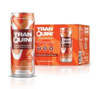 Tranquini Calming Drink With Herbal Adaptogens | Sparkling Water Stress Relief Beverage | Sugar Free, Non Alcoholic, Gluten Free, Vegan - 250ml Ginger Lemongrass (6 cans)