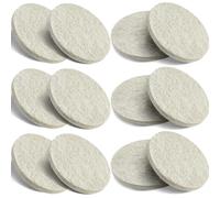 Tranqun 12 Pcs Nitrite Ammonia Remover Pad Replacements Replacement Aquarium Filter Media Compatible with Fluval FX4 FX5 FX6 Canister Filters for Fish Aquarium Parts Kit, Gray 7.09 x 7.09 x 0.63 Inch