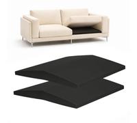 TranRantic 2 Pack 50 x 50cm Sofa Cushion Support for Sagging Seat | Sofa Repair Foam, High-Density Foam, Couch Cushion Support for Loveseats, Chairs & Couches, Enhanced Comfort (Black)