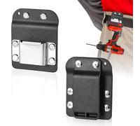 Tranrantic Stainless Tool Belt Holder,Ruggedness Tool Holster Belt Clip,Clip-On Drill Holster,Tape Measure Holder for Belt,Scaffolding Tool Clips,Toughbuilt Pouch for Cordless Drill,Impact,Nailer