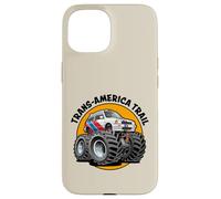 Trans-America Trail Retro Rally Car Offroad 4x4 Design Case for iPhone 15