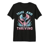 Trans and Thriving Transgender Pride Premium T-Shirt