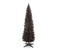 Trans Continental 6ft Black Pencil Slim Christmas Tree (CT07672)