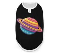 Trans Flag Saturn Human Rights LGBTQ Dog Shirts Pullover Pet Vest T-shirts for Small Medium Dogs & Cats