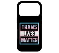 Trans Lives Matter Transgender Pride Flag LGBTQ Queer Trans Case for iPhone 17 Pro