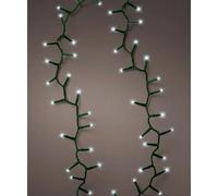 TRANS - PAL LED String Lights, Green and Cool White, Copper, Multi-Action Tree Lights, 500-2000 LEDs, Weatherproof for Indoor Outdoor Garden, Christmas Decoration (500LED - 11M)