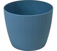 TRANS - PAL Plastic Flower Pots - Multiple Colors Available - Sizes from 16 cm to 22 cm - Durable Plant Pots for Indoor & Outdoor Use (Sea Blue, Ø 160 mm)