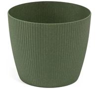TRANS - PAL Plastic Flower Pots - Multiple Colors Available - Sizes from 16 cm to 22 cm - Durable Plant Pots for Indoor & Outdoor Use (Forest Green, Ø 190 mm)
