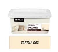 TRANS - PAL Primacol POLARIS Textured Paint for Interior Feature Walls, 1L, Decorative & Decobase Option (Decobase Paint D02 Vanilla 1L)