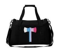 Trans Pattern Axe Fashion Duffel Bag Funny Luggage Handbag