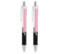 Trans Pride Color Melting Flag LGBT Pattern Ball Pens Retractable Ballpoint Pen 2PCS