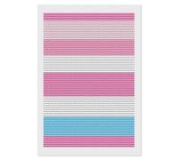 Trans Pride Free Flag Diamond Painting Kits for Adults Full Round Dril Diamond Art for Home Wall Decor 8"x12"