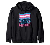 Trans Pride Shirt The Only Choice I Made Was Myself Zip Hoodie