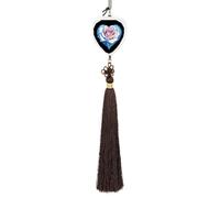 Trans Proud Rose Automotive Interior Mirrors Hanging Crystal Pendant Lucky Charm Car Rearview Ornament Love