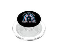 Trans Quote Assume Nothing Transgender Boho Rainbow PopSockets PopGrip for MagSafe