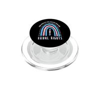Trans Quote Equal Rights Transgender Boho Rainbow PopSockets PopGrip for MagSafe