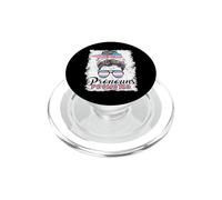 Trans Quote Pronouns Promoted Transgender Flag PopSockets PopGrip for MagSafe
