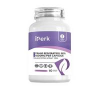 Trans Resveratrol 1000 mg (Per Capsule) 60 Vegan Capsules Non GMO Made in The UK in HACCP ACCREDITED Facilities