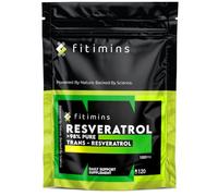 Trans-Resveratrol 1000mg | Daily Support Supplement | 120 Vegan Capsules | 2-Month Supply | Supports Cholesterol, Weight Management & Metabolism | Fitimins