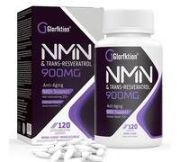 Trans-Resveratrol & NAD+ 900mg, Enhanced with Black Pepper for Max Absorption, 120 Fast-Acting Lozenges for 4 Month Supply (120 Count (Pack of 1))