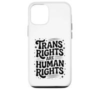 Trans Rights Are Human Rights - Bold Hand-Drawn Typography Case for iPhone 12/12 Pro