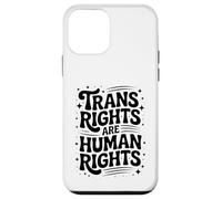Trans Rights Are Human Rights - Bold Hand-Drawn Typography Case for iPhone 12 mini