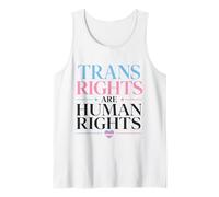 Trans Rights are Human Rights LGBTQ+ Pride Equality Tank Top