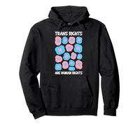 Trans Rights Are Human Rights Matisse Floral Transgender Pullover Hoodie
