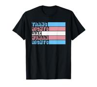 Trans Rights are Human Rights - Pride LGBT Ally Transgender T-Shirt