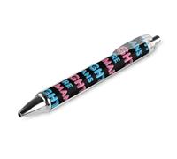 Trans Rights Are Human Rights Retractable Ballpoint Pens 0.5mm Fine Black Ink Smooth Writing Rollerball Pen Office Gift