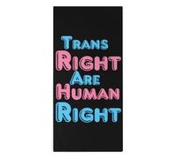 Trans Rights Are Human Rights Soft Bath Towels Absorbent Wash Cloths Quick Drying Hand Towels for Bathroom Hotel Shower