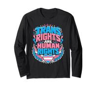Trans Rights are Human Rights Trans LGBT Pride Transgender Long Sleeve T-Shirt