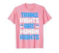 Trans Rights Are Human Rights Transgender Pride Flag LGBTQ T-Shirt